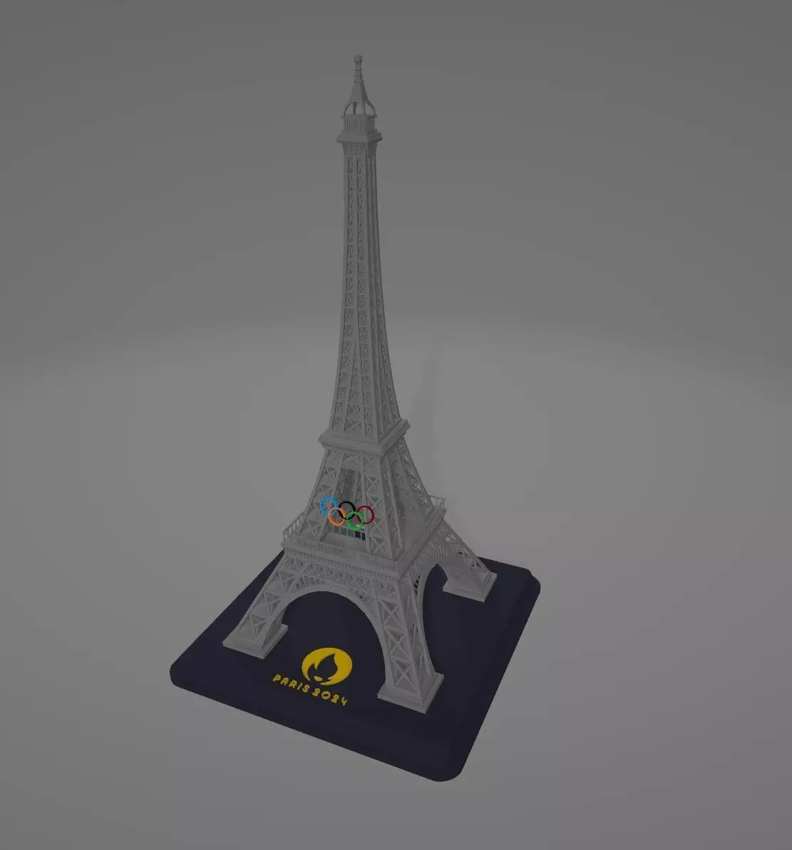 Eiffel Tower JO Paris 2024 3D print model