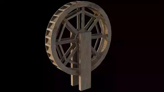 Wooden Waterwheel