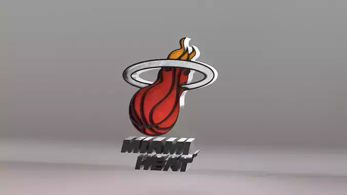NBA Miami Heat Logo 3D model
