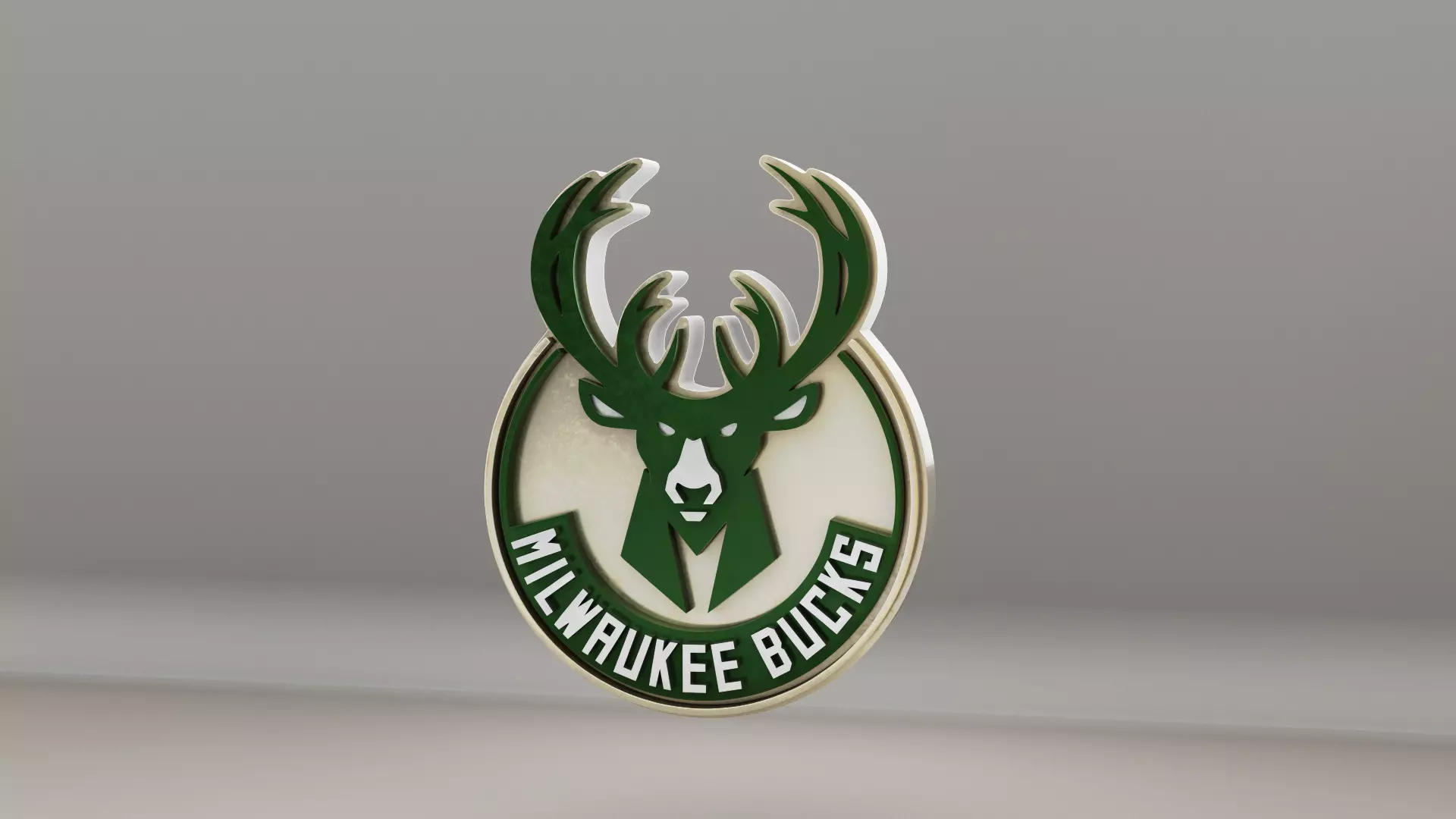 NBA Milwaukee Bucks Logo 3D model