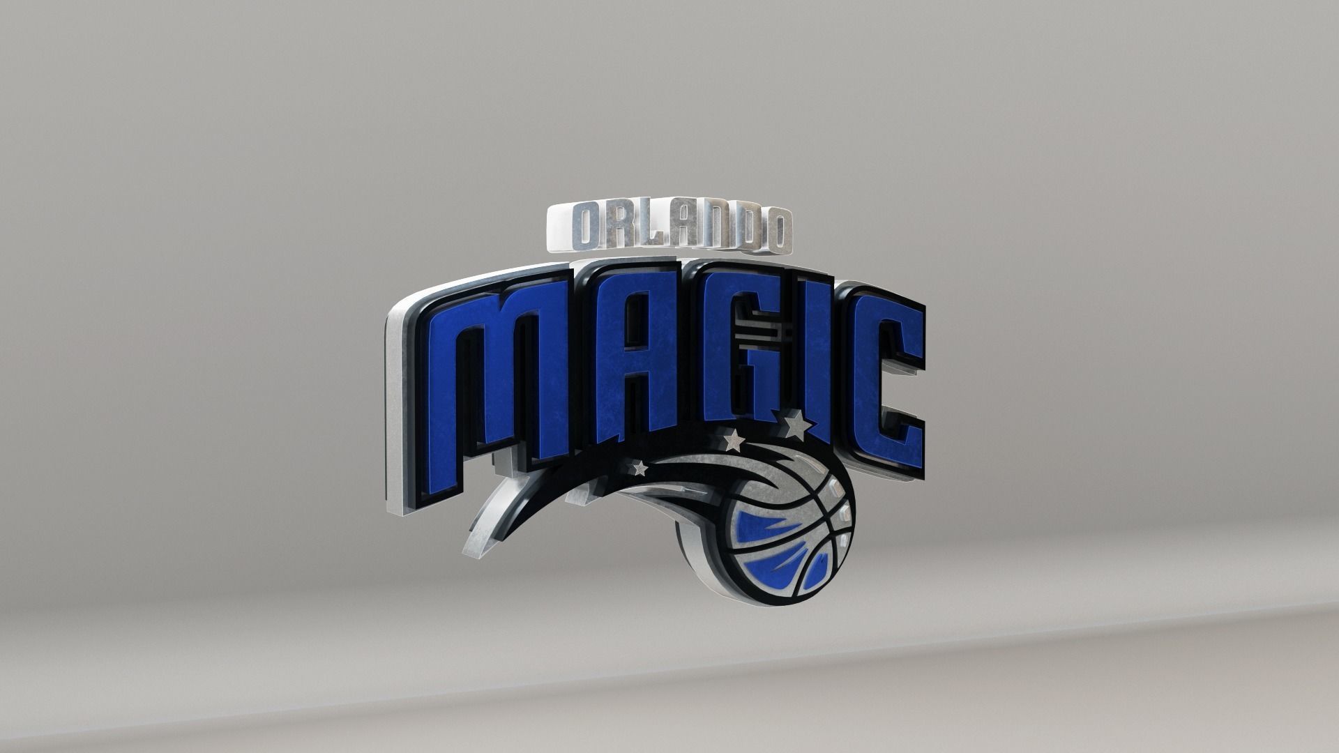 NBA Orlando Magic Logo 3D model_3