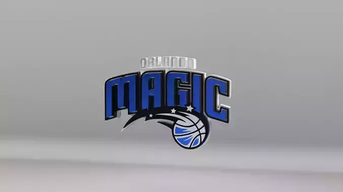 NBA Orlando Magic Logo 3D model