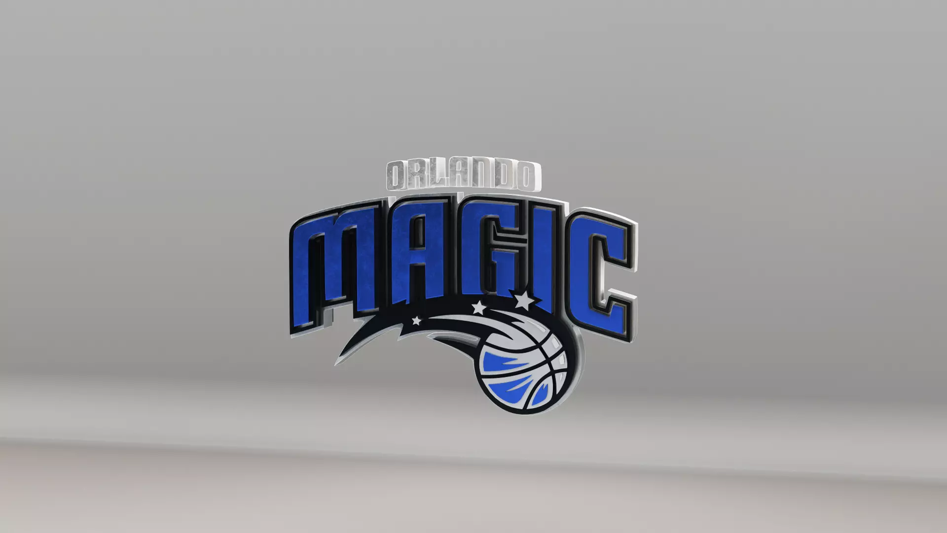 NBA Orlando Magic Logo 3D model_0