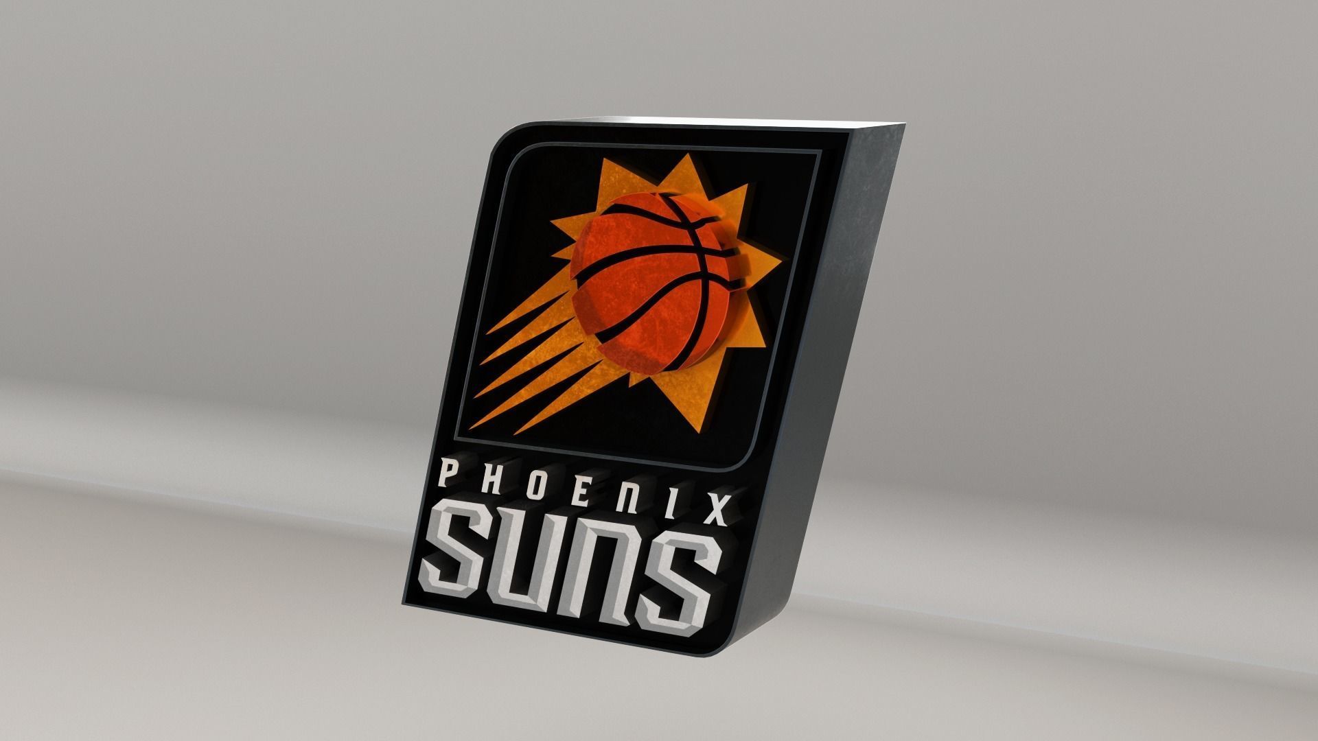 NBA Phoenix Suns Logo 3D model_2