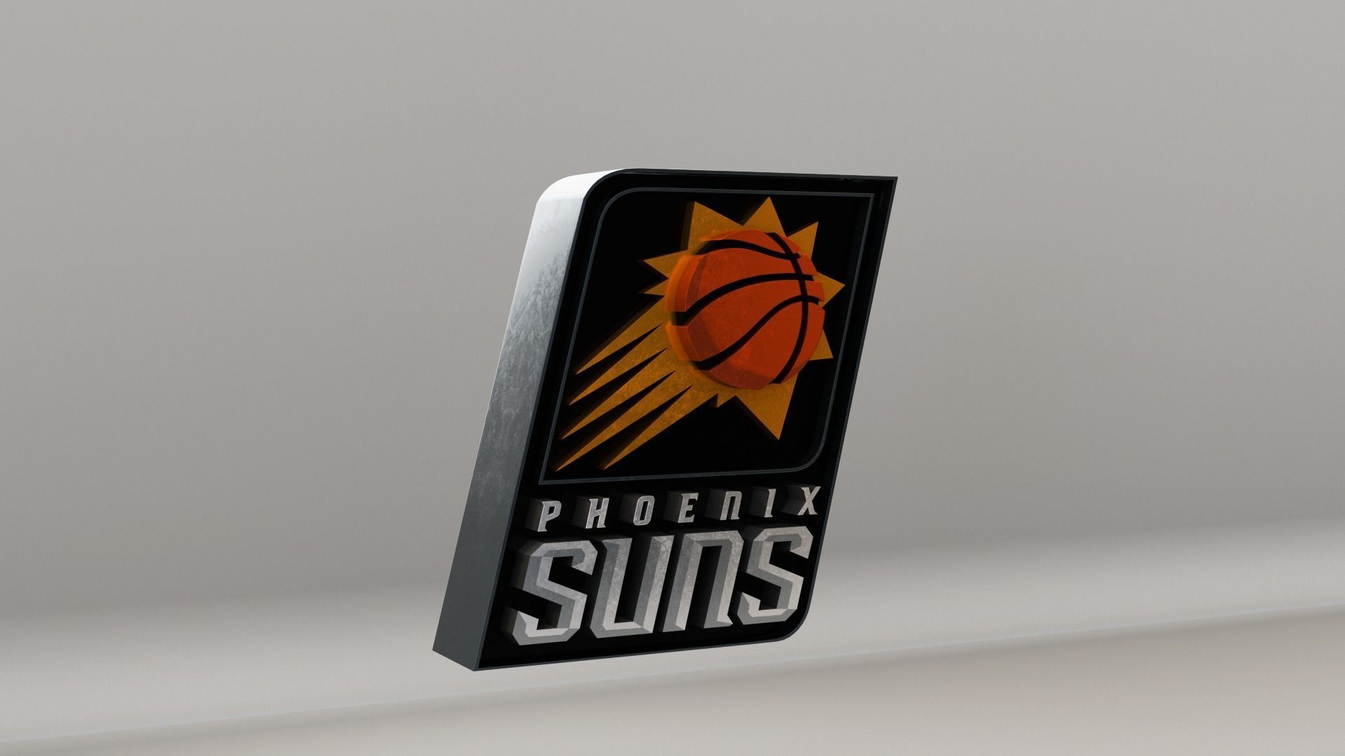 NBA Phoenix Suns Logo 3D model_3