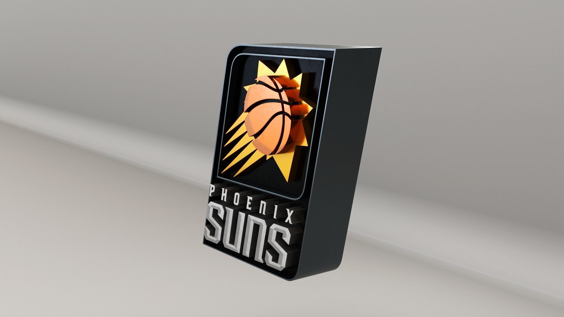 NBA Phoenix Suns Logo 3D model_5