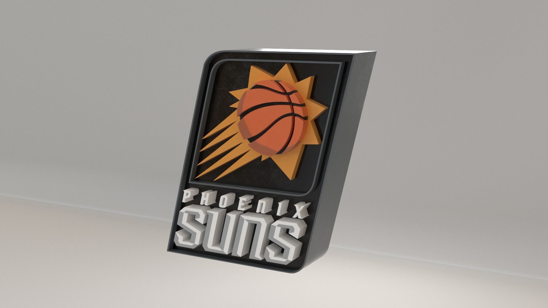 NBA Phoenix Suns Logo 3D model_6