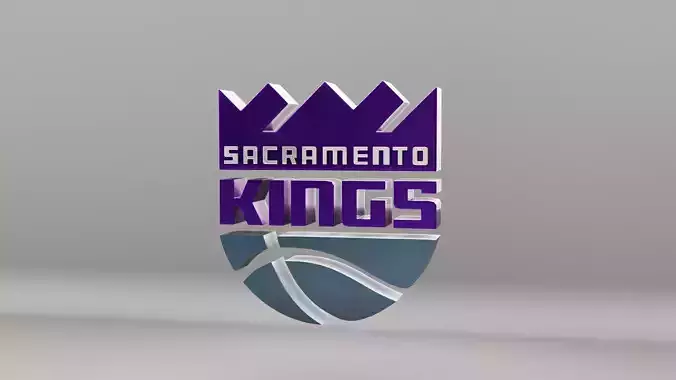 NBA Sacramento Kings Logo 3D model