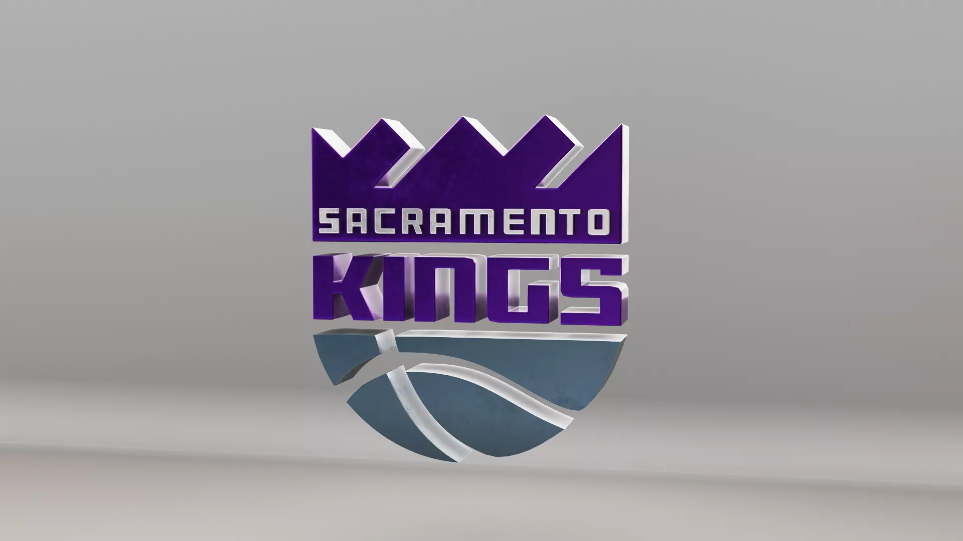 NBA Sacramento Kings Logo 3D model_0