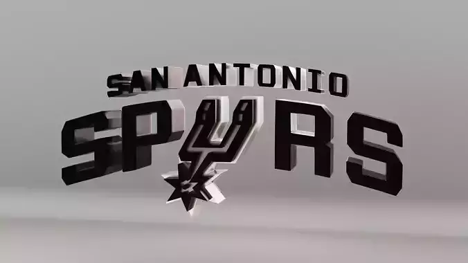 NBA San Antonio Spurs Logo 3D model