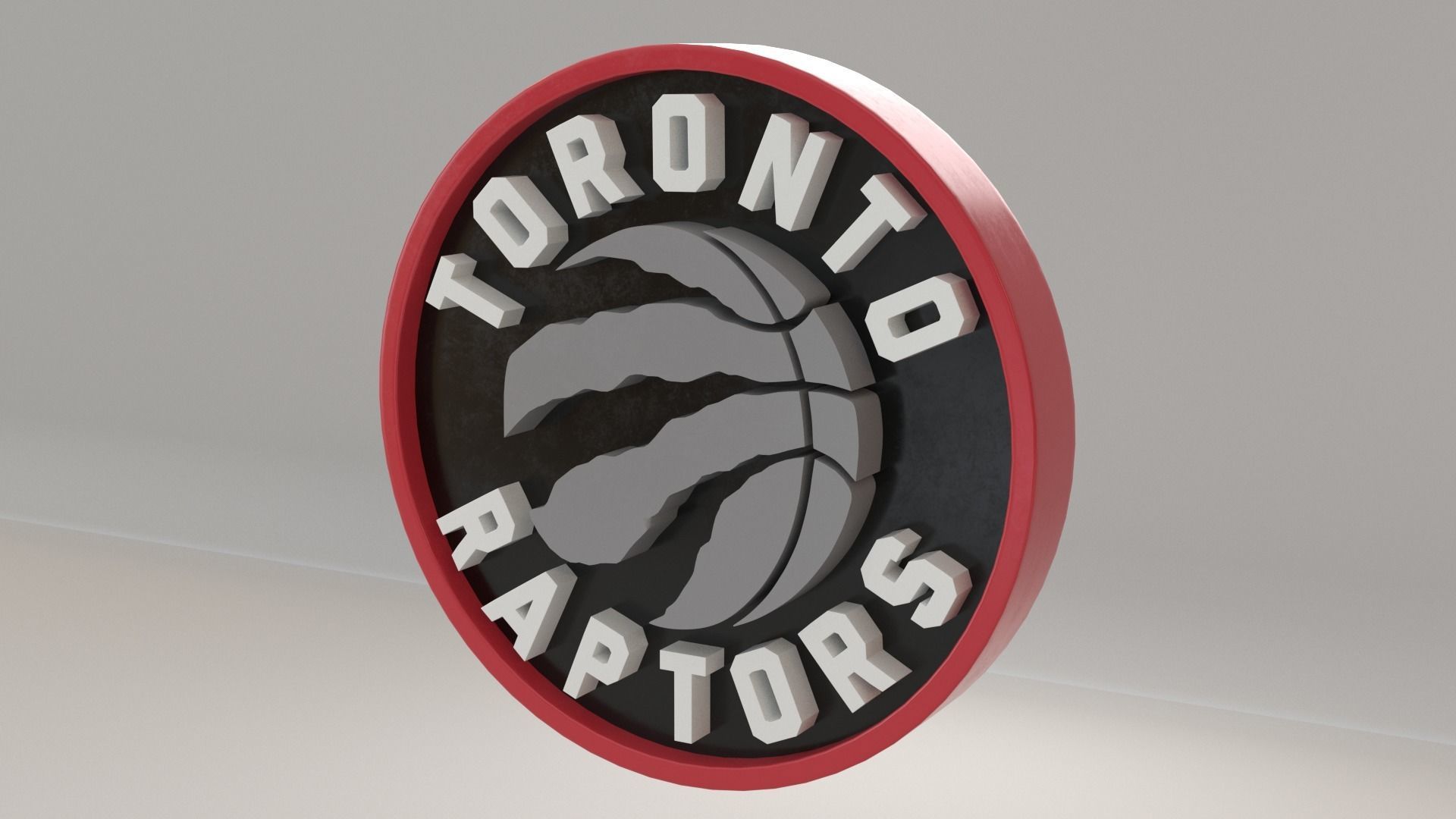NBA Toronto Raptors Logo 3D model_6