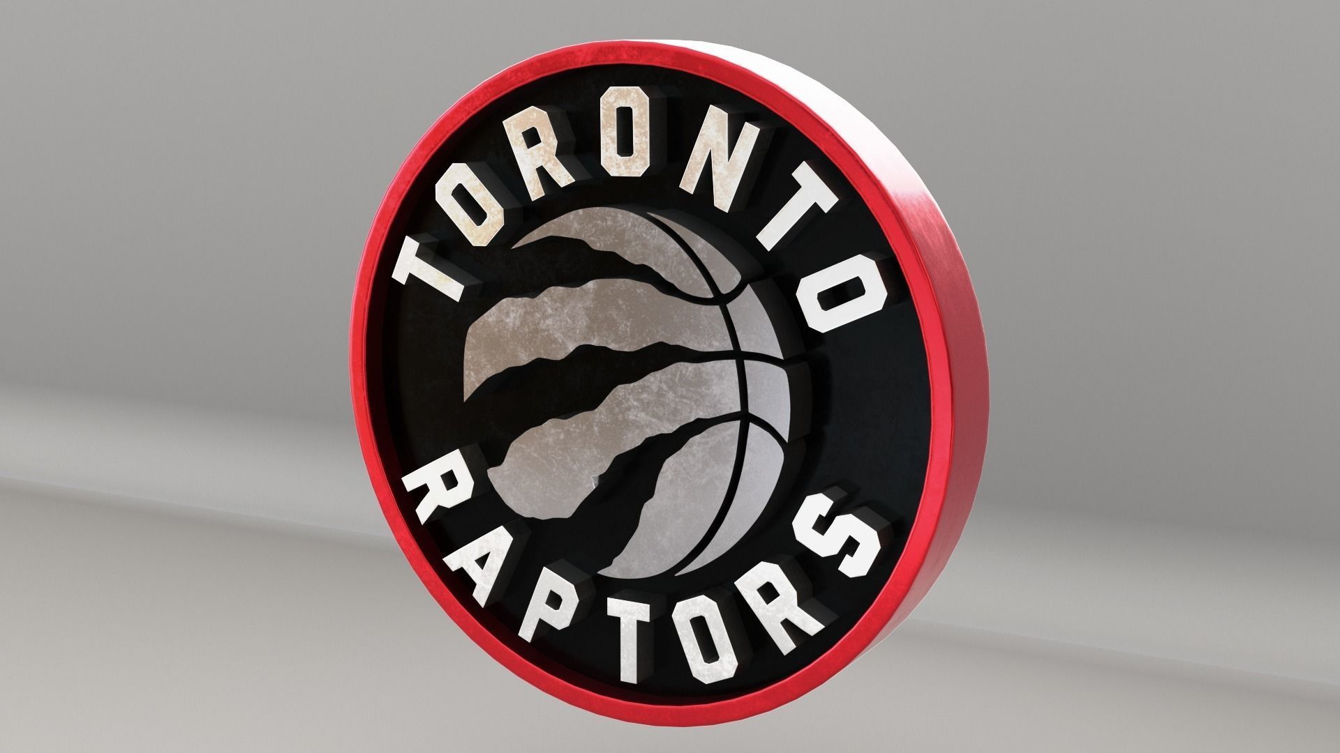 NBA Toronto Raptors Logo 3D model_2