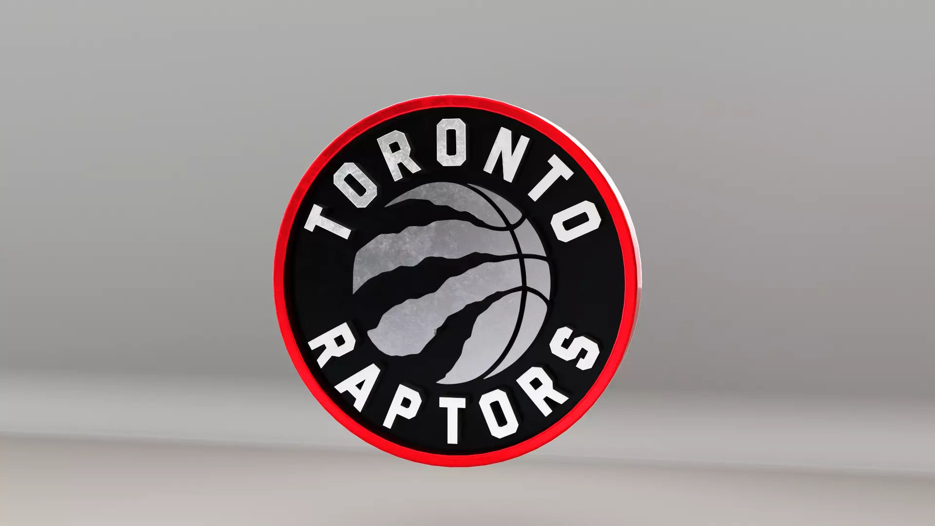 NBA Toronto Raptors Logo 3D model_0