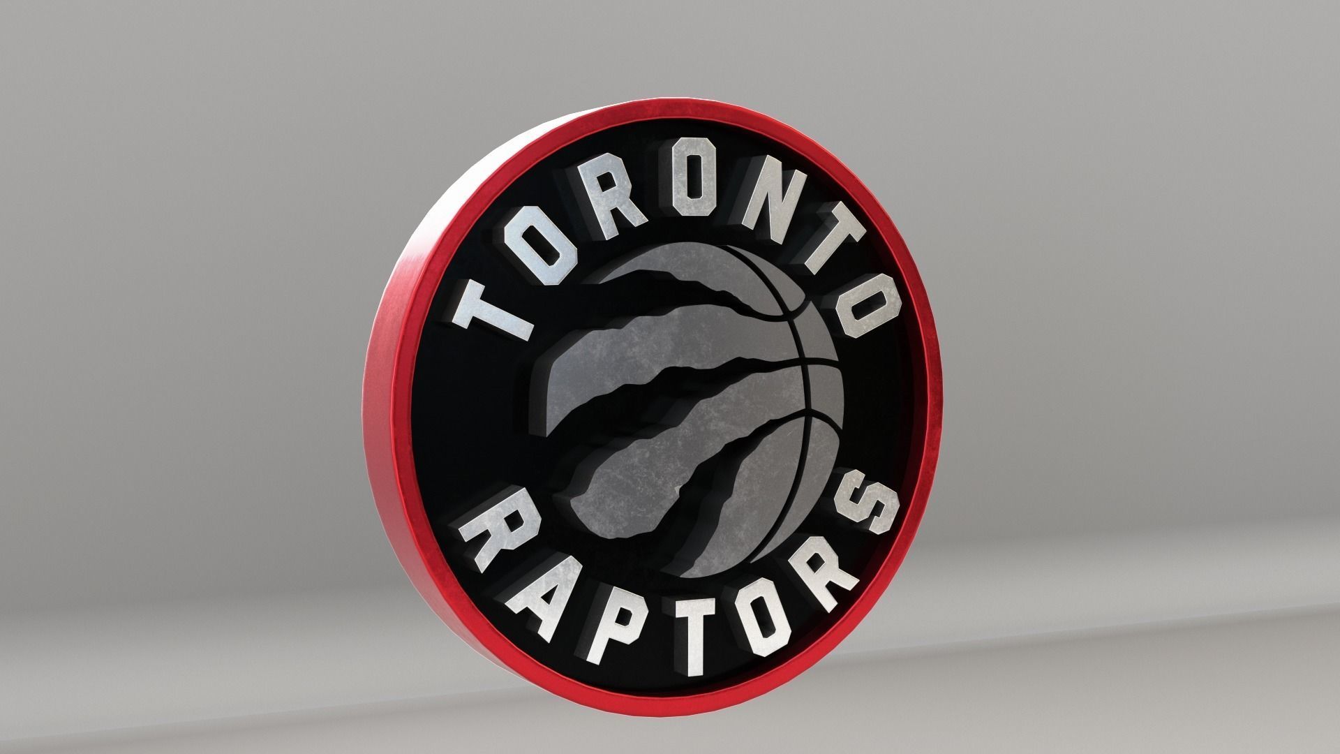 NBA Toronto Raptors Logo 3D model_3