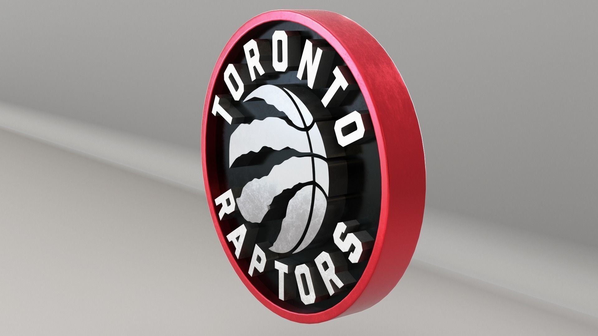 NBA Toronto Raptors Logo 3D model_5