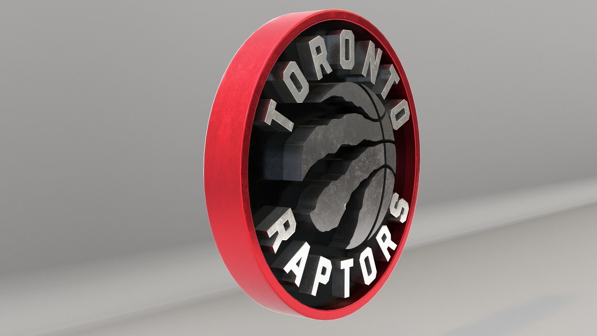 NBA Toronto Raptors Logo 3D model_4