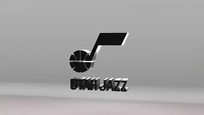 NBA Utah Jazz Logo 3D model