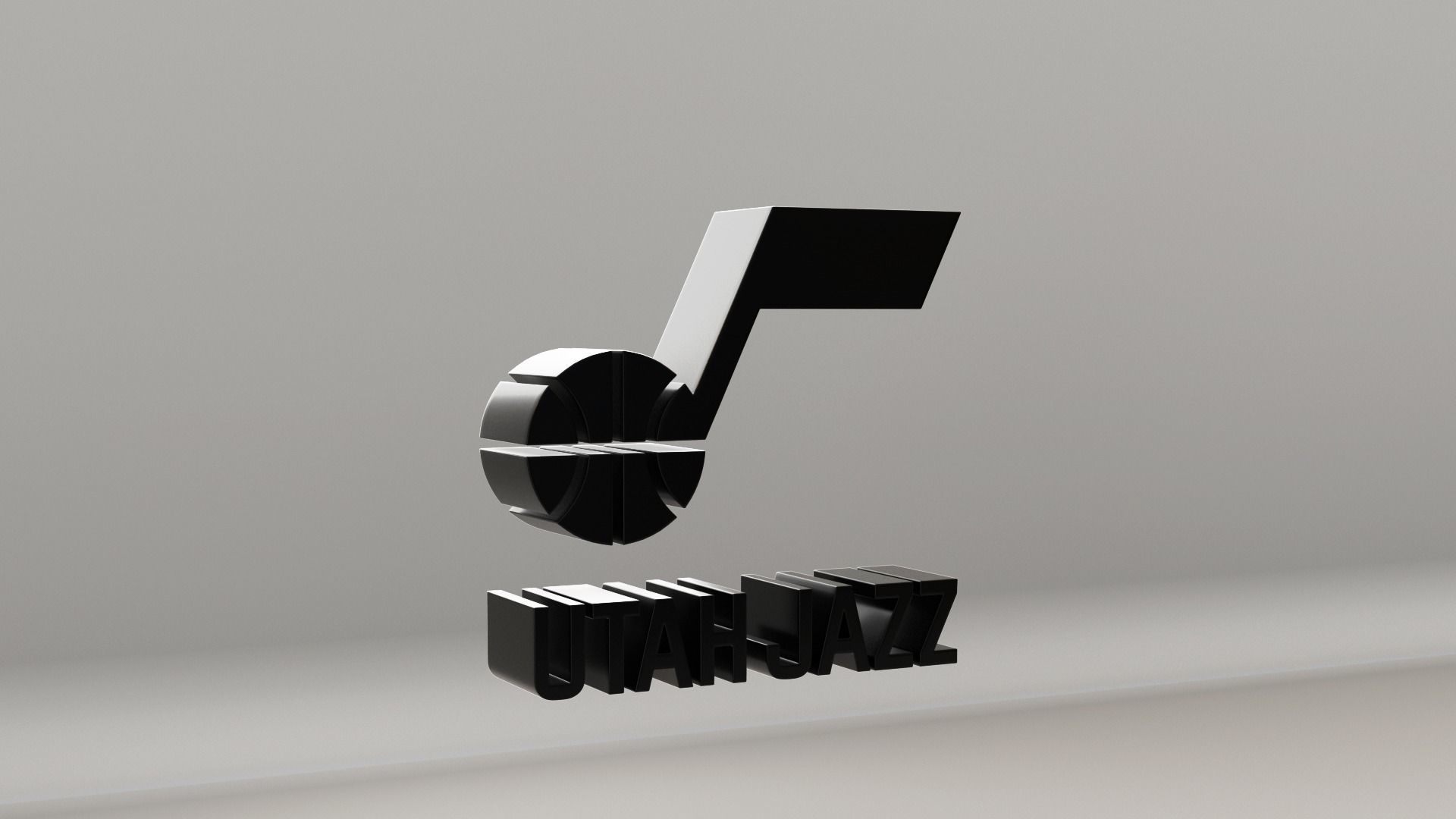 NBA Utah Jazz Logo 3D model_3