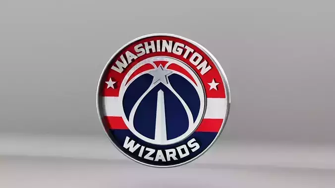 NBA Washington Wizards Logo 3D model