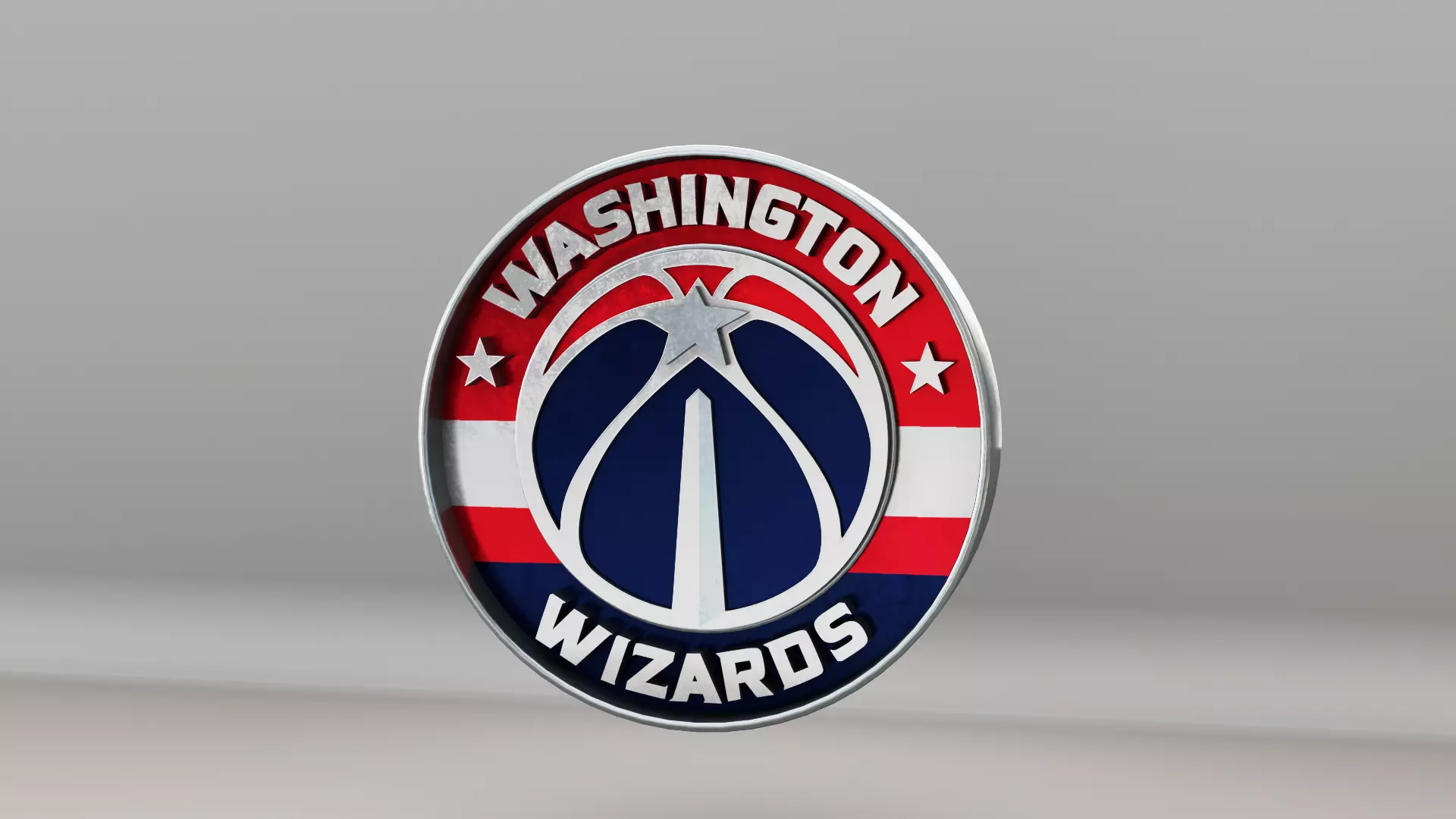 NBA Washington Wizards Logo 3D model_0