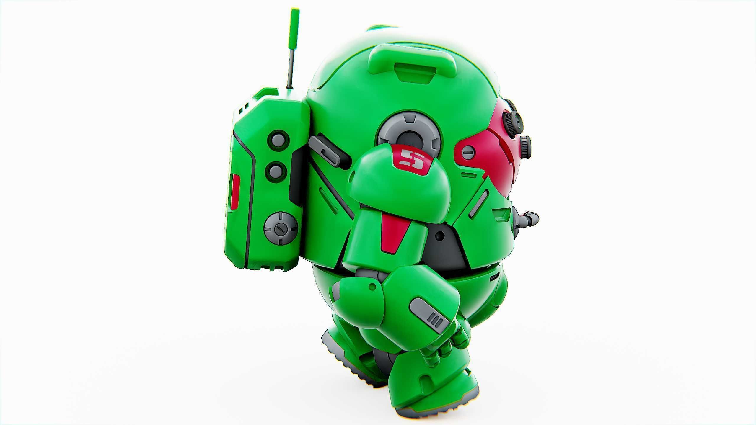 AMONG US CHARACTER-D  Rigged for Unreal Engine - Unity - MIXAMO  3D model_11