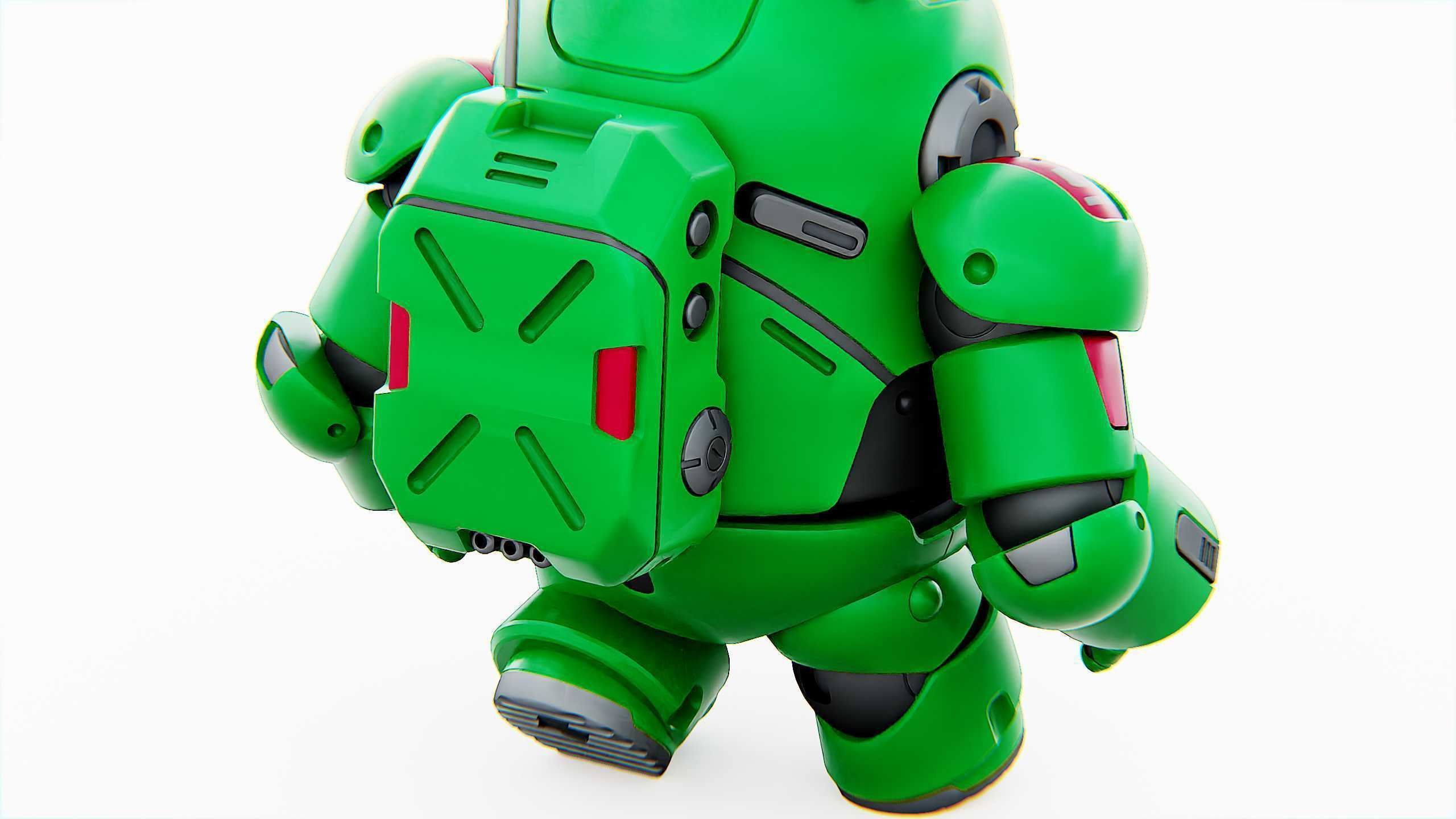 AMONG US CHARACTER-D  Rigged for Unreal Engine - Unity - MIXAMO  3D model_25