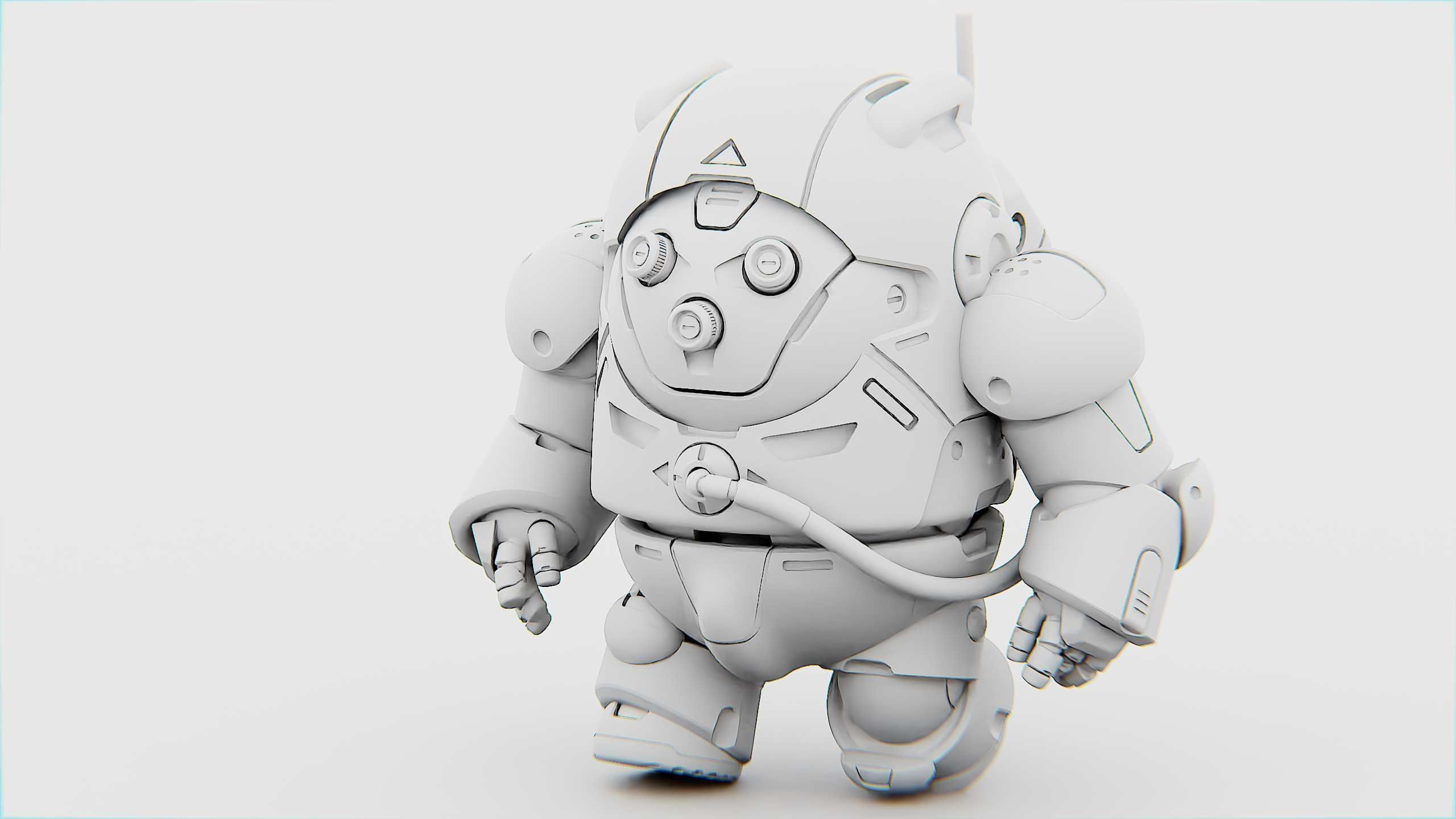 AMONG US CHARACTER-D  Rigged for Unreal Engine - Unity - MIXAMO  3D model_32