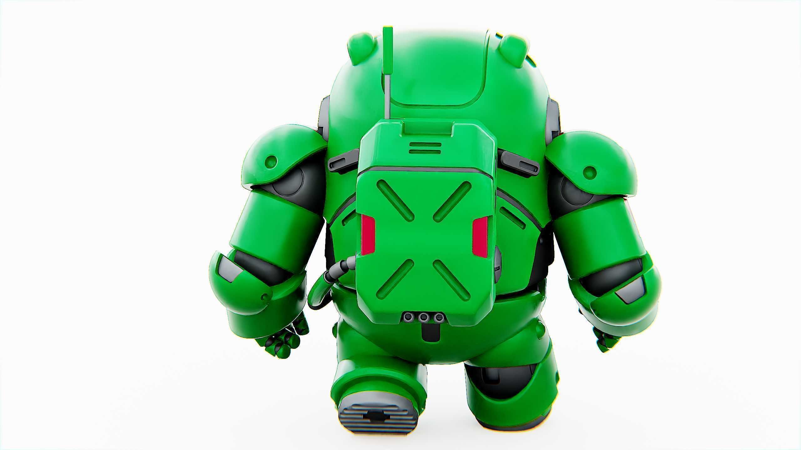 AMONG US CHARACTER-D  Rigged for Unreal Engine - Unity - MIXAMO  3D model_17