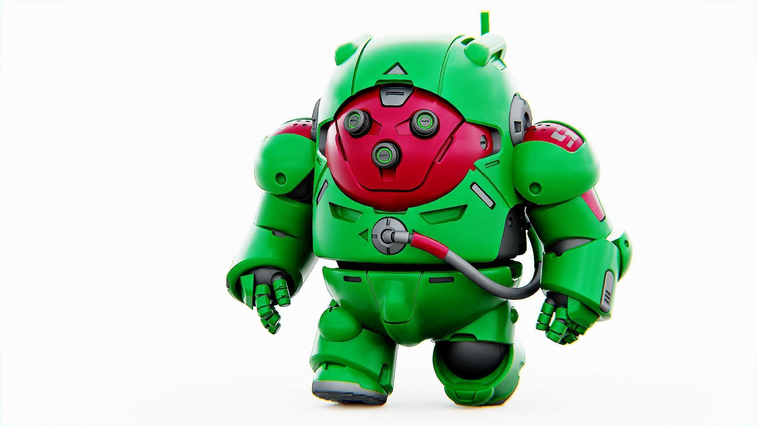 AMONG US CHARACTER-D  Rigged for Unreal Engine - Unity - MIXAMO  3D model_2