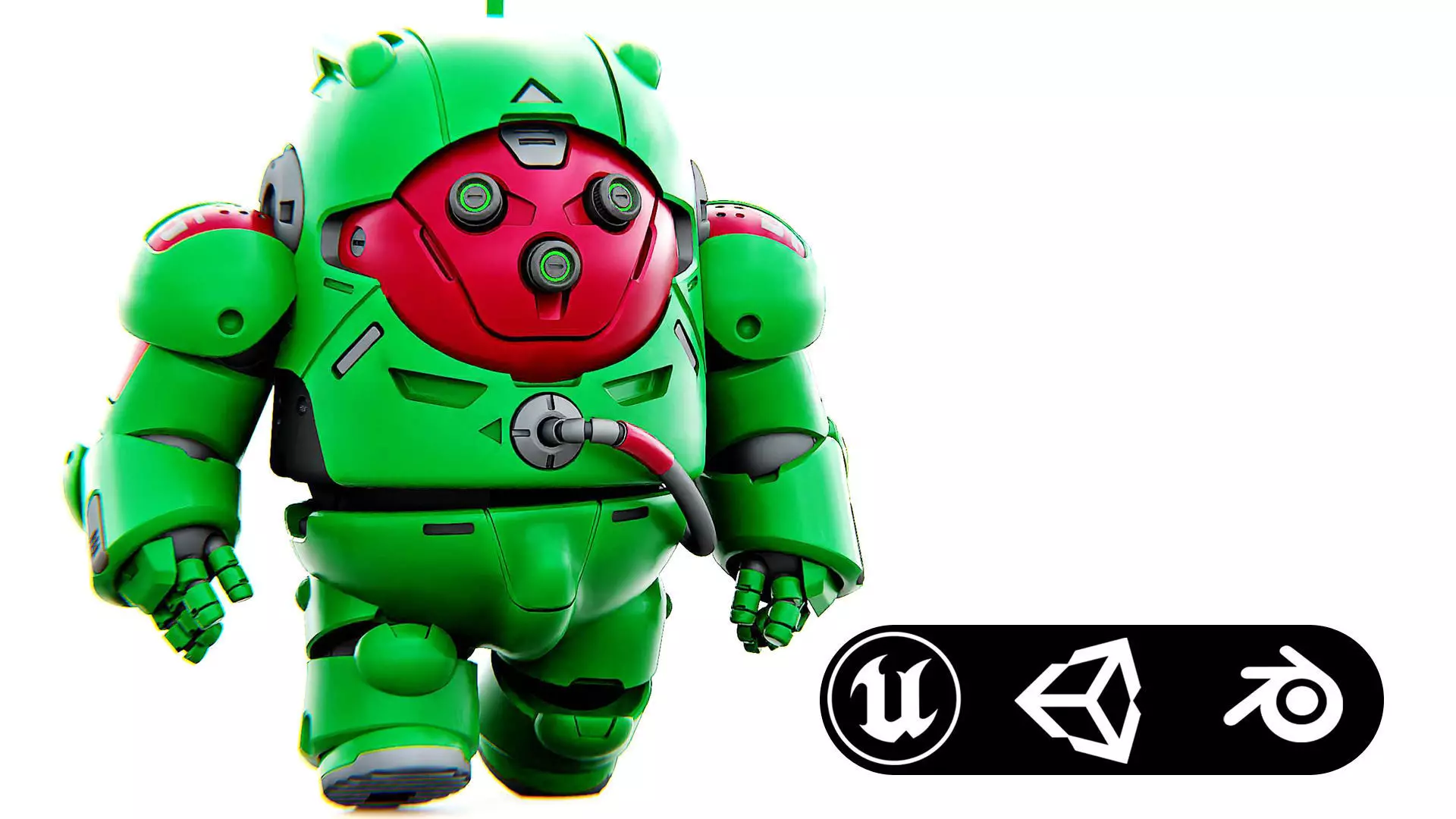 AMONG US CHARACTER-D  Rigged for Unreal Engine - Unity - MIXAMO  3D model_0