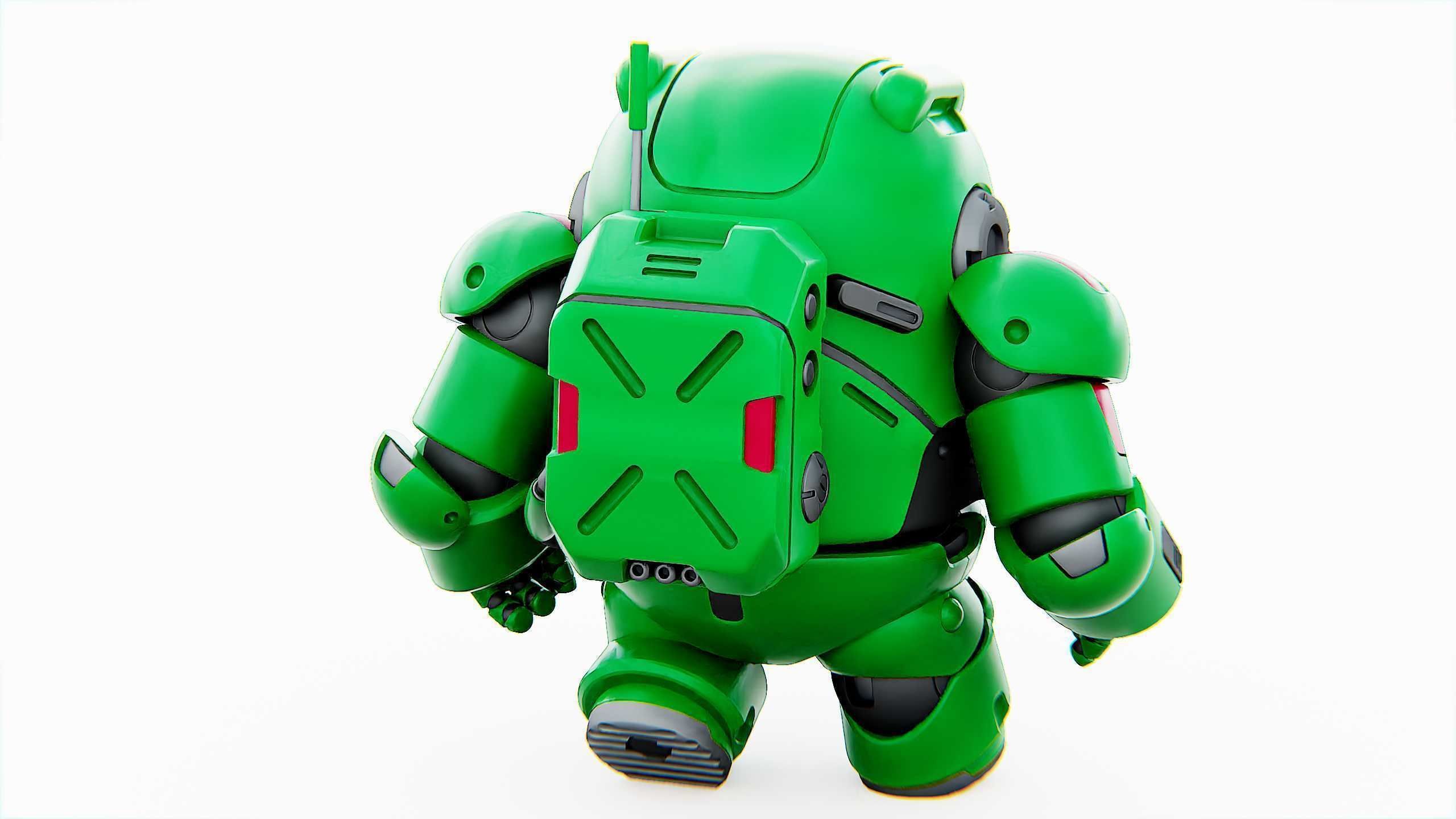 AMONG US CHARACTER-D  Rigged for Unreal Engine - Unity - MIXAMO  3D model_16