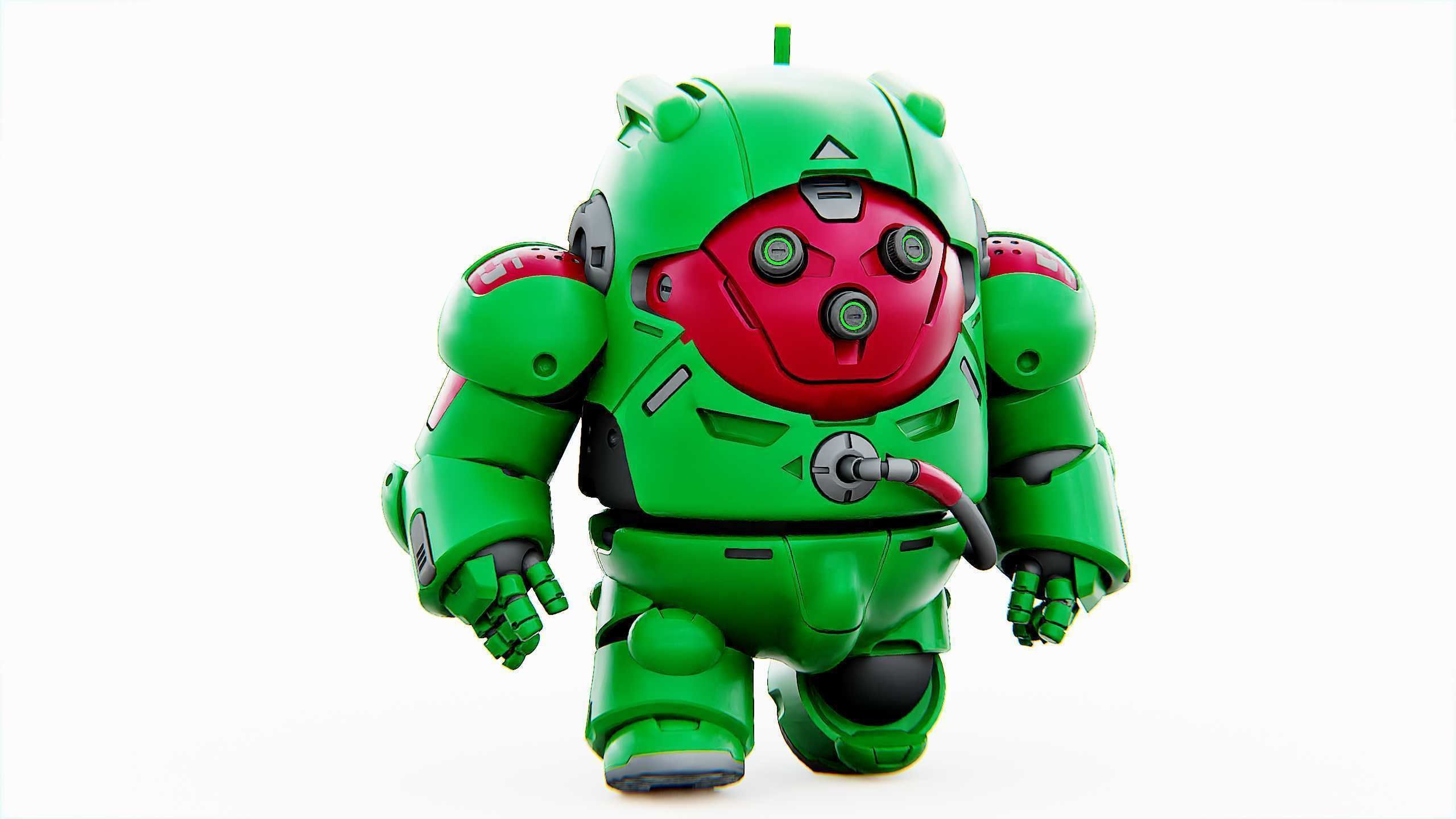 AMONG US CHARACTER-D  Rigged for Unreal Engine - Unity - MIXAMO  3D model_4