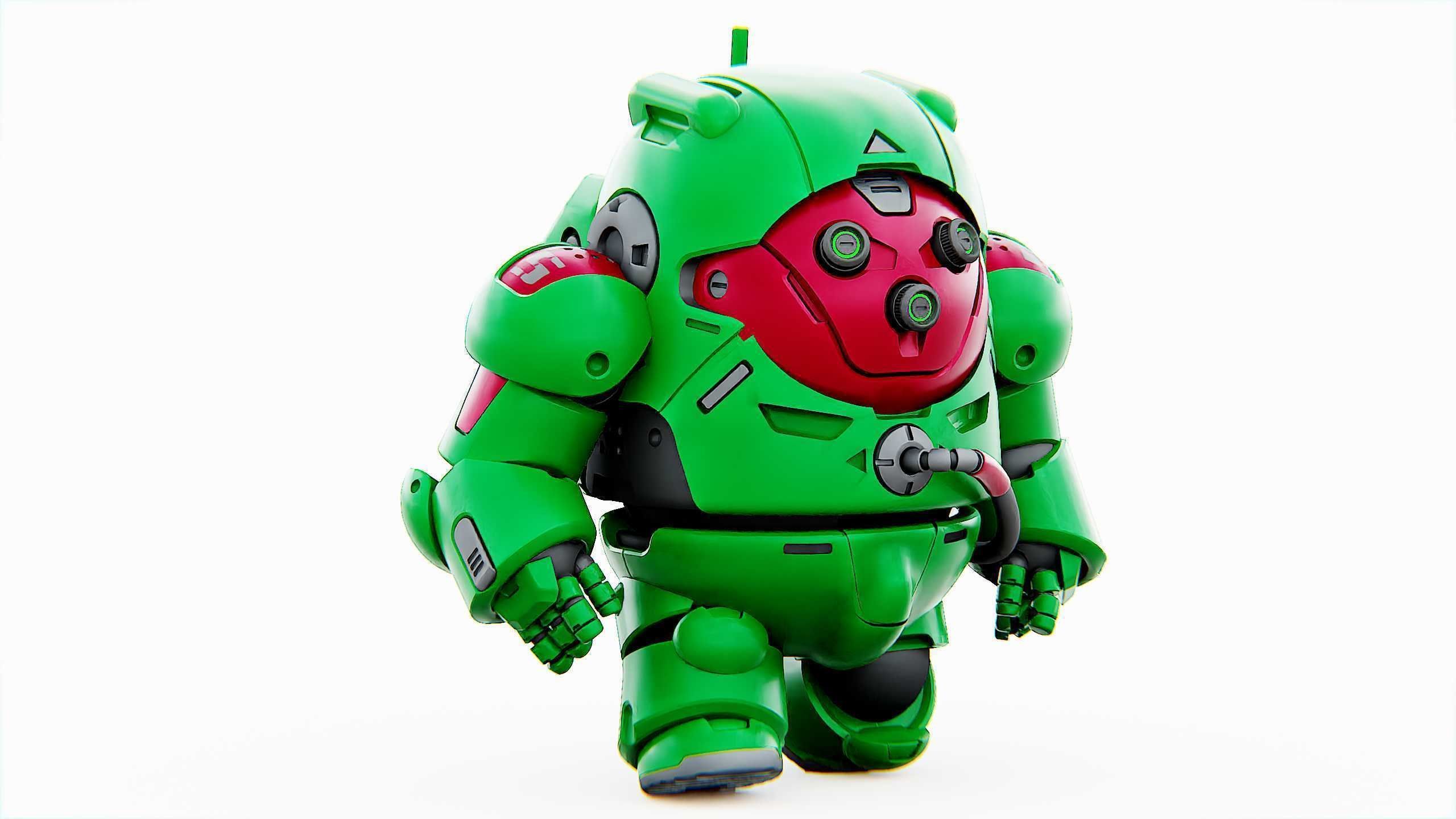 AMONG US CHARACTER-D  Rigged for Unreal Engine - Unity - MIXAMO  3D model_5