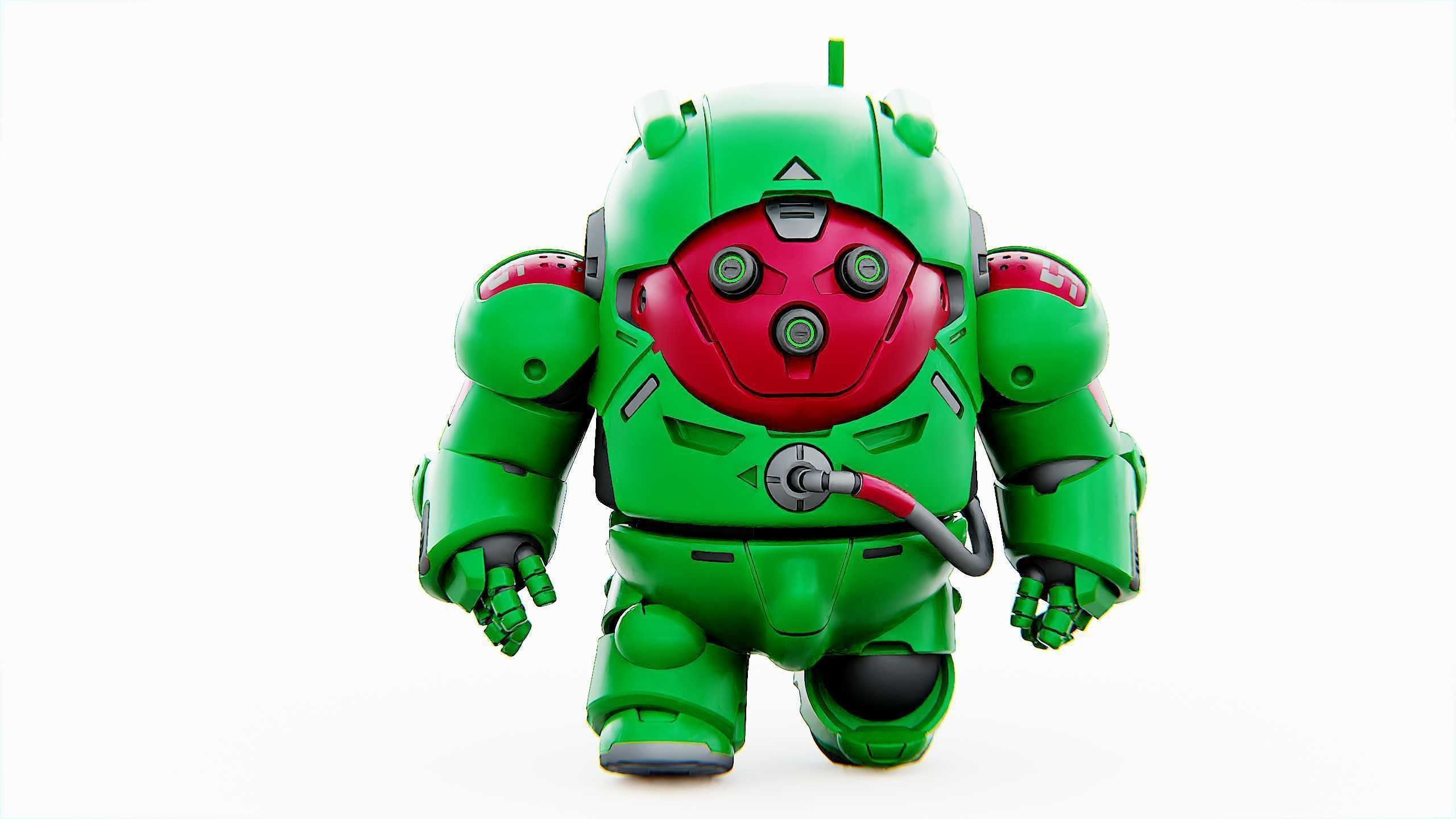 AMONG US CHARACTER-D  Rigged for Unreal Engine - Unity - MIXAMO  3D model_3