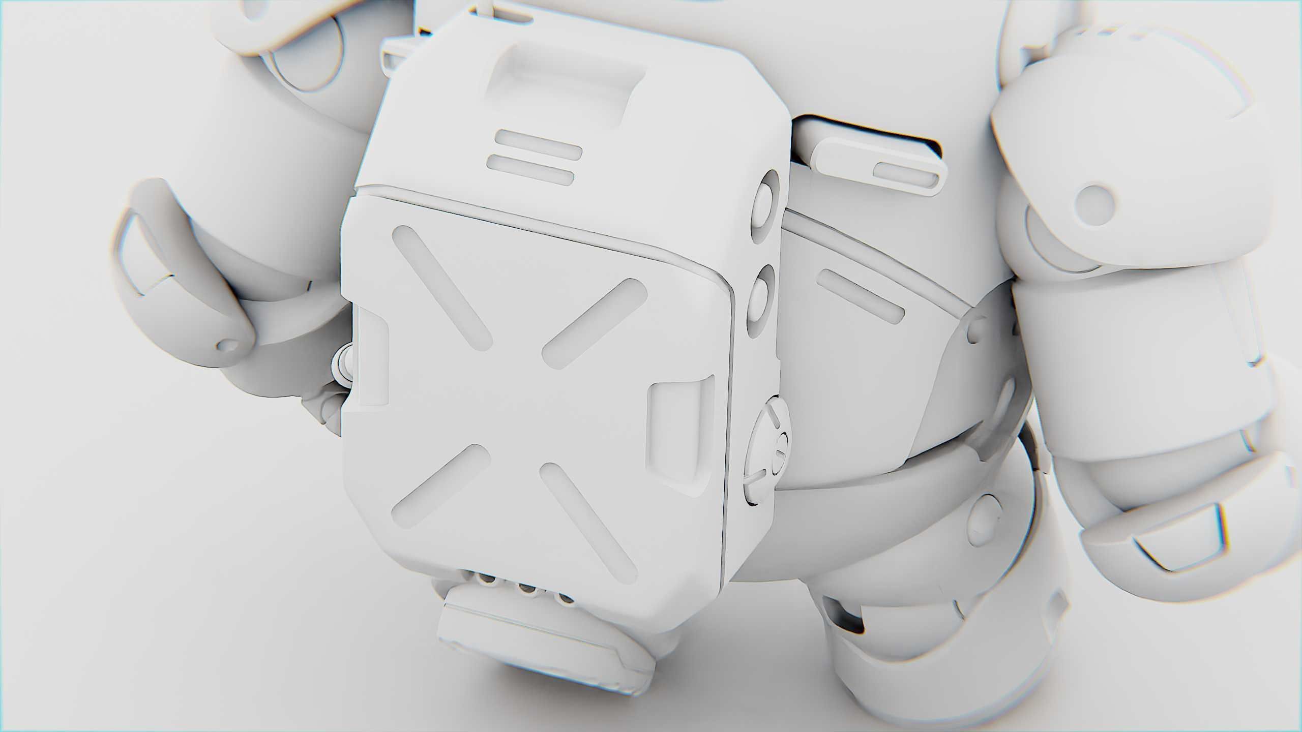 AMONG US CHARACTER-D  Rigged for Unreal Engine - Unity - MIXAMO  3D model_36