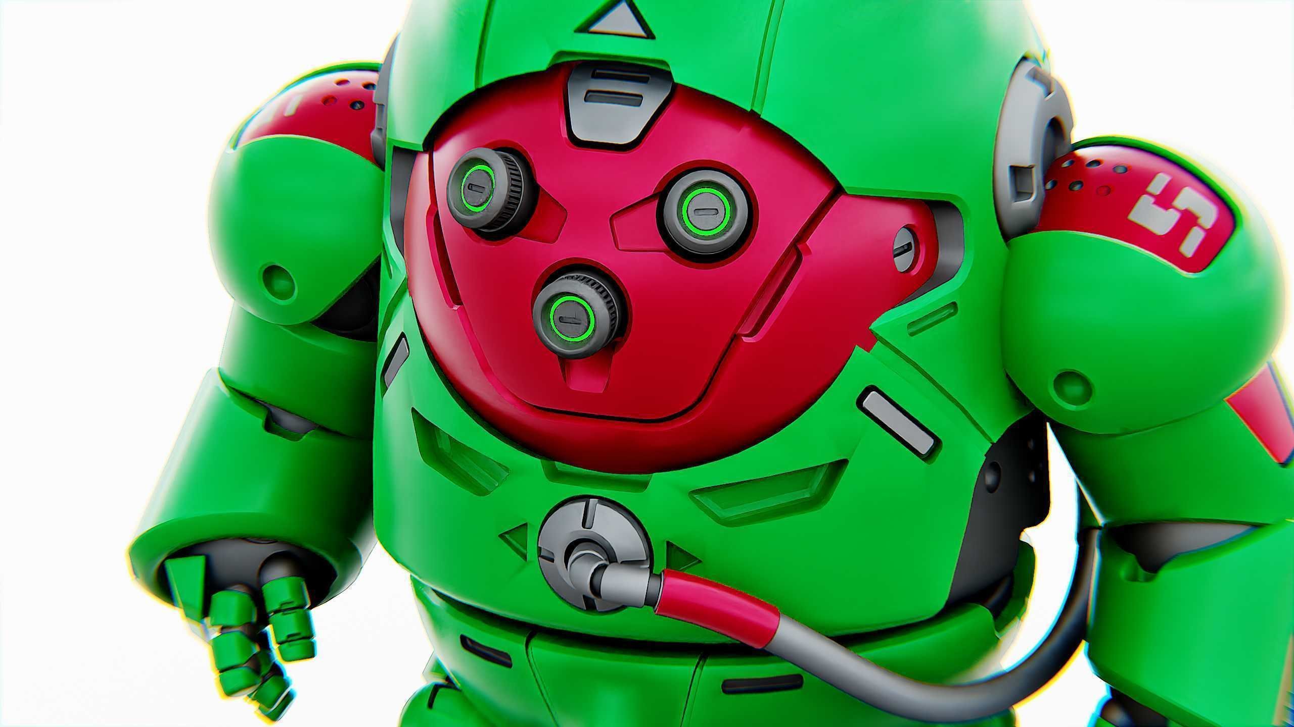 AMONG US CHARACTER-D  Rigged for Unreal Engine - Unity - MIXAMO  3D model_23