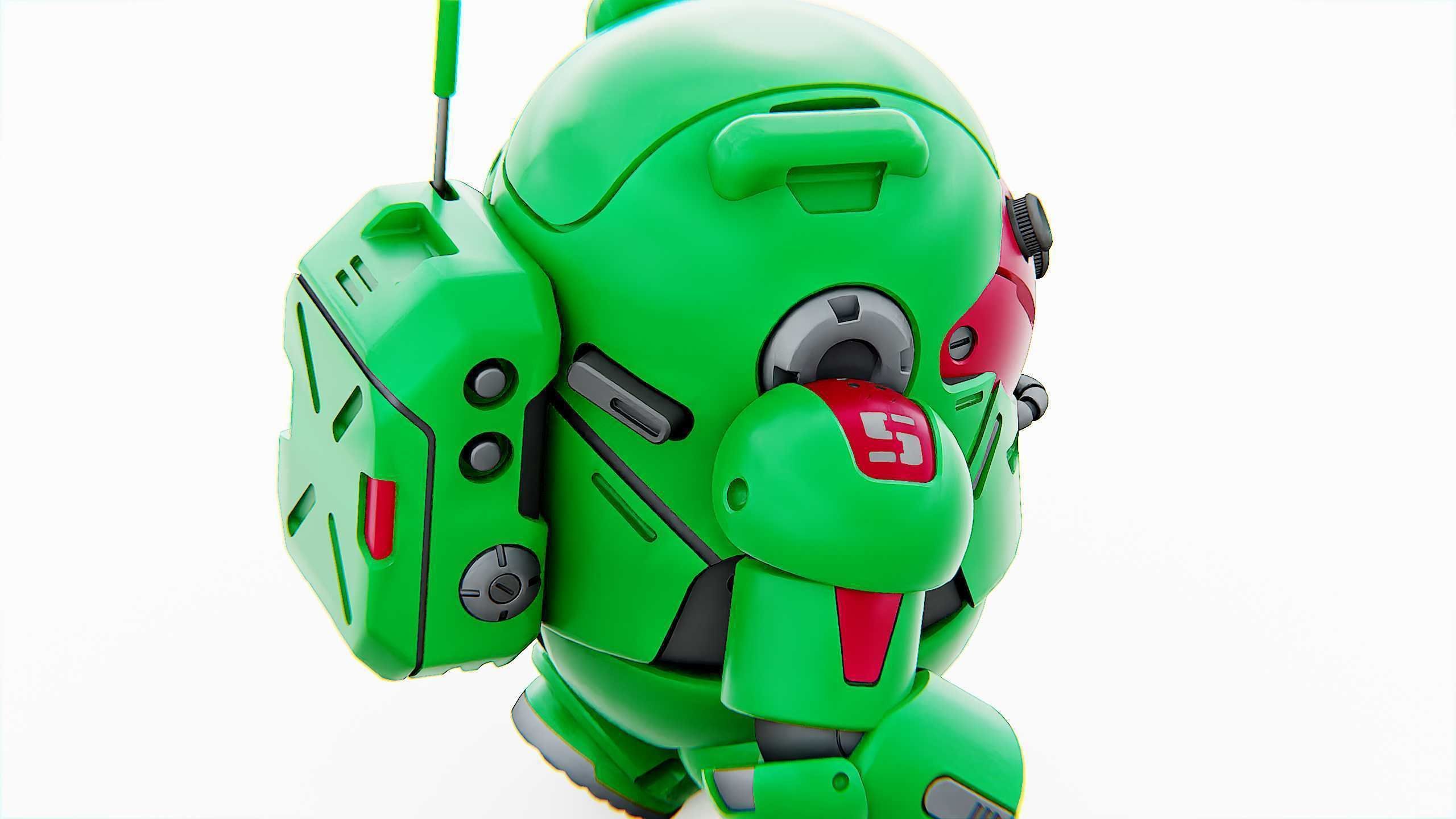 AMONG US CHARACTER-D  Rigged for Unreal Engine - Unity - MIXAMO  3D model_24