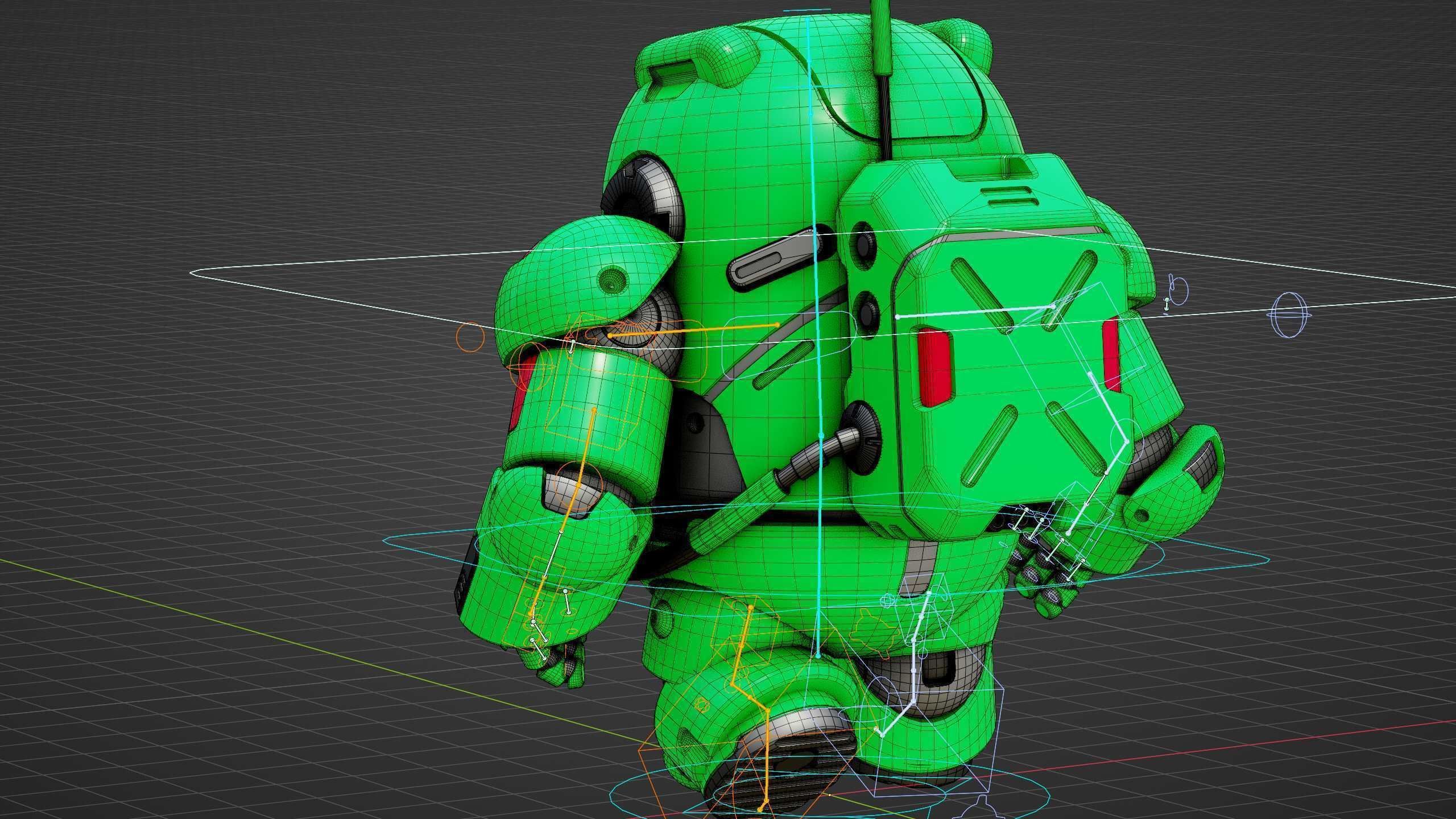 AMONG US CHARACTER-D  Rigged for Unreal Engine - Unity - MIXAMO  3D model_38