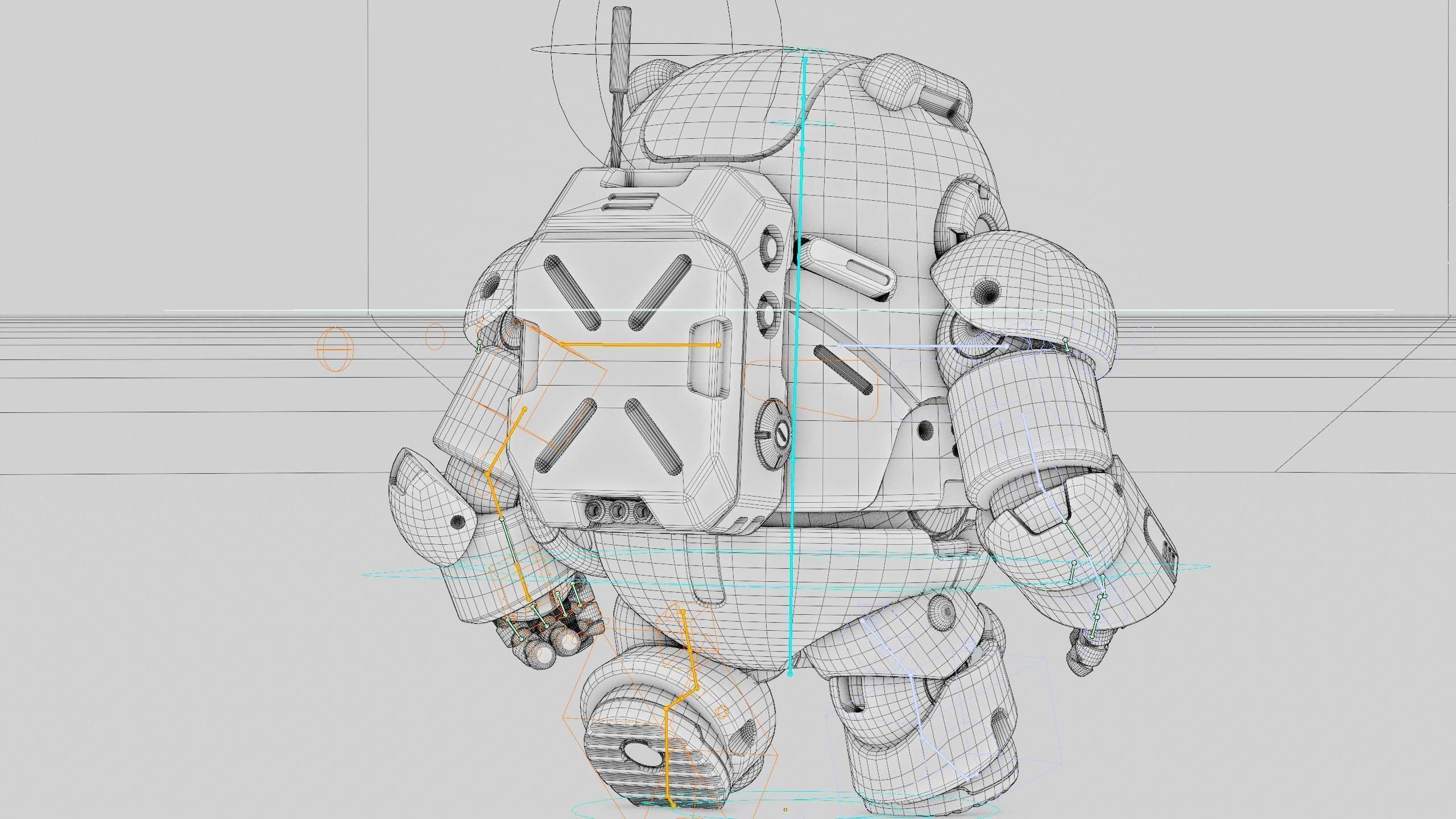AMONG US CHARACTER-D  Rigged for Unreal Engine - Unity - MIXAMO  3D model_41
