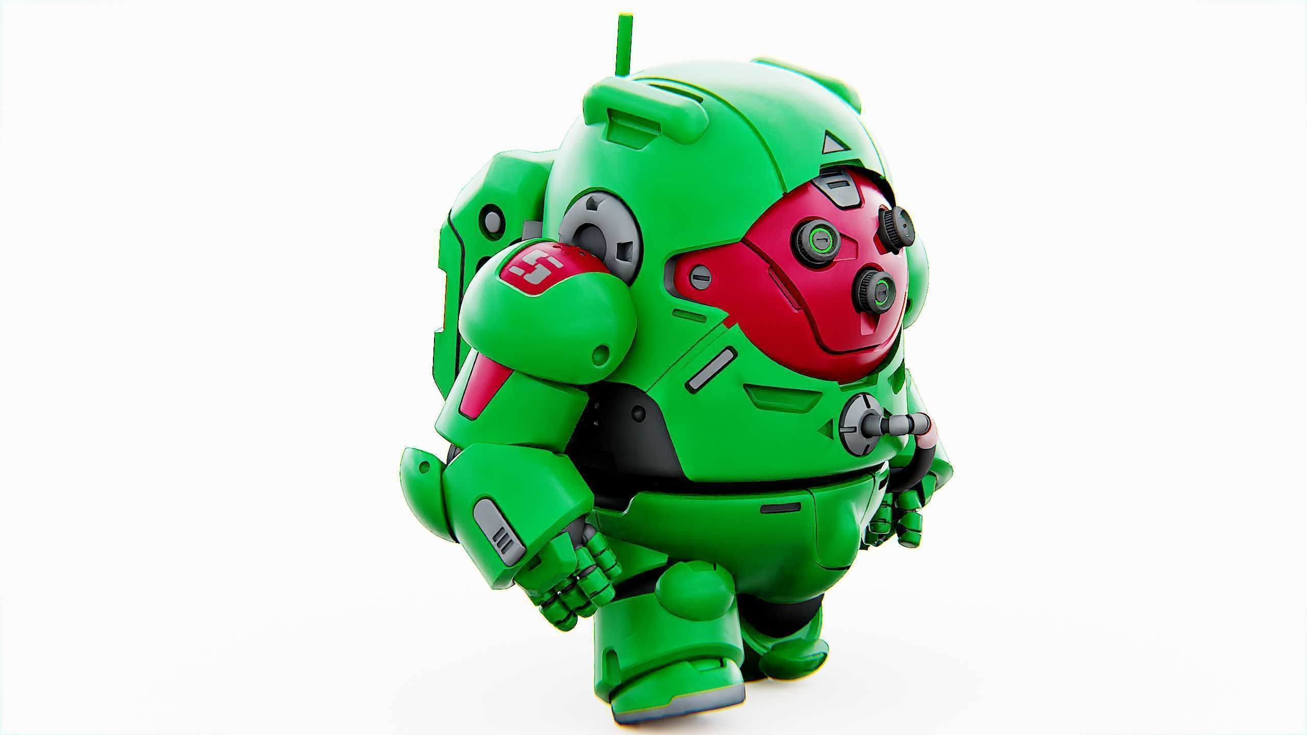 AMONG US CHARACTER-D  Rigged for Unreal Engine - Unity - MIXAMO  3D model_7