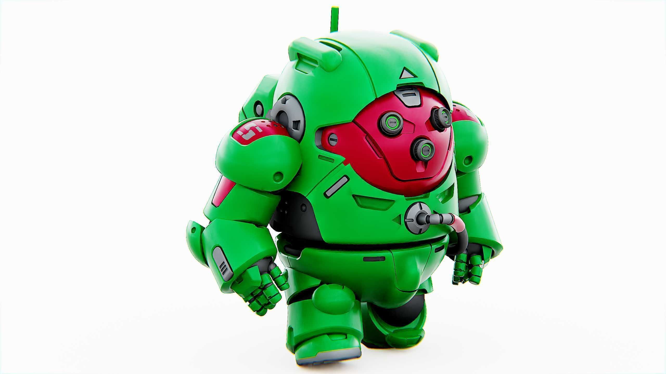 AMONG US CHARACTER-D  Rigged for Unreal Engine - Unity - MIXAMO  3D model_6