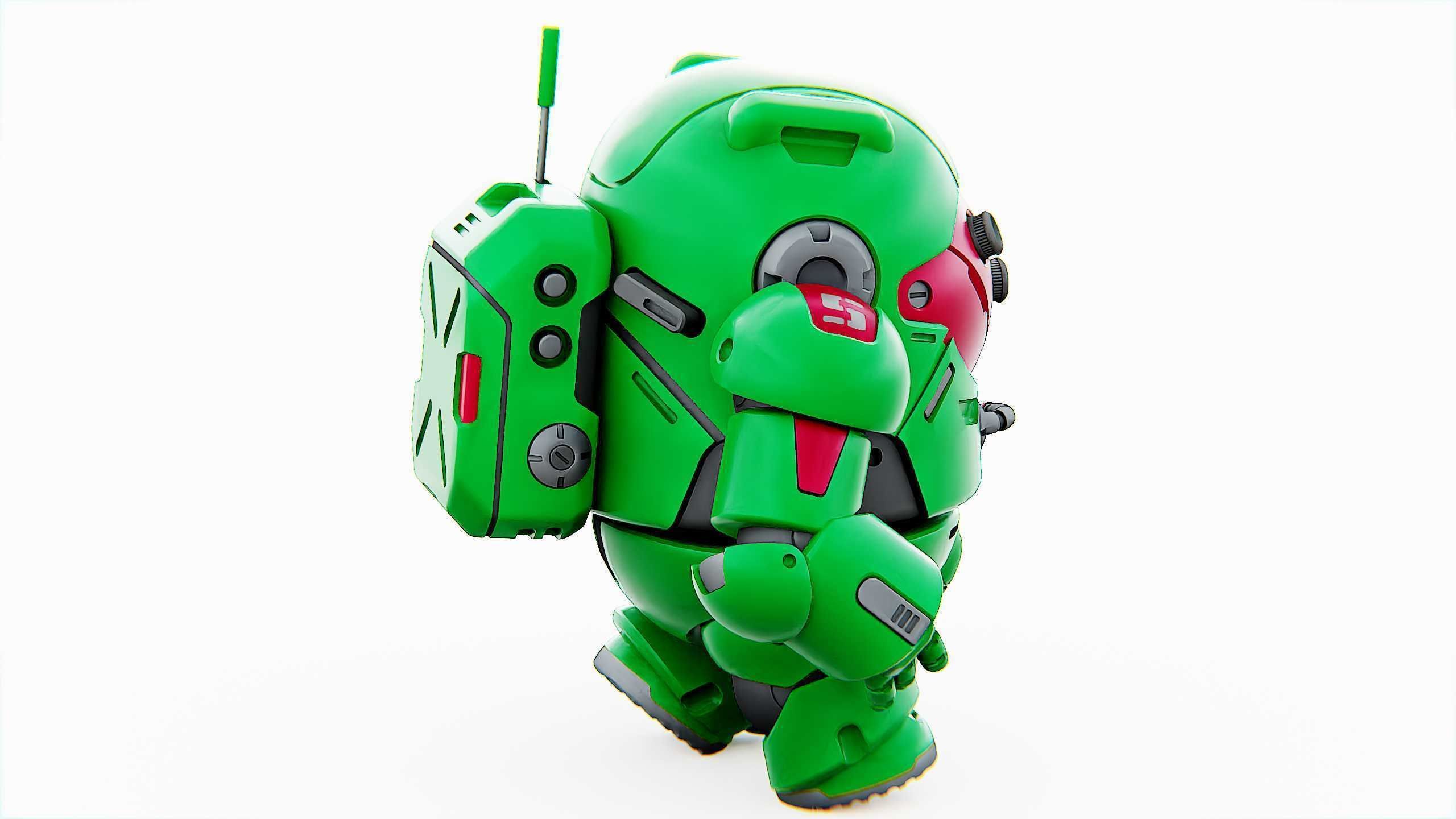 AMONG US CHARACTER-D  Rigged for Unreal Engine - Unity - MIXAMO  3D model_12