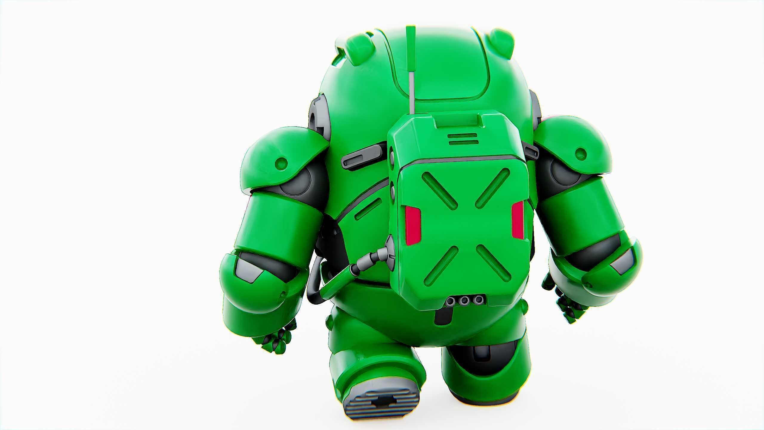 AMONG US CHARACTER-D  Rigged for Unreal Engine - Unity - MIXAMO  3D model_18