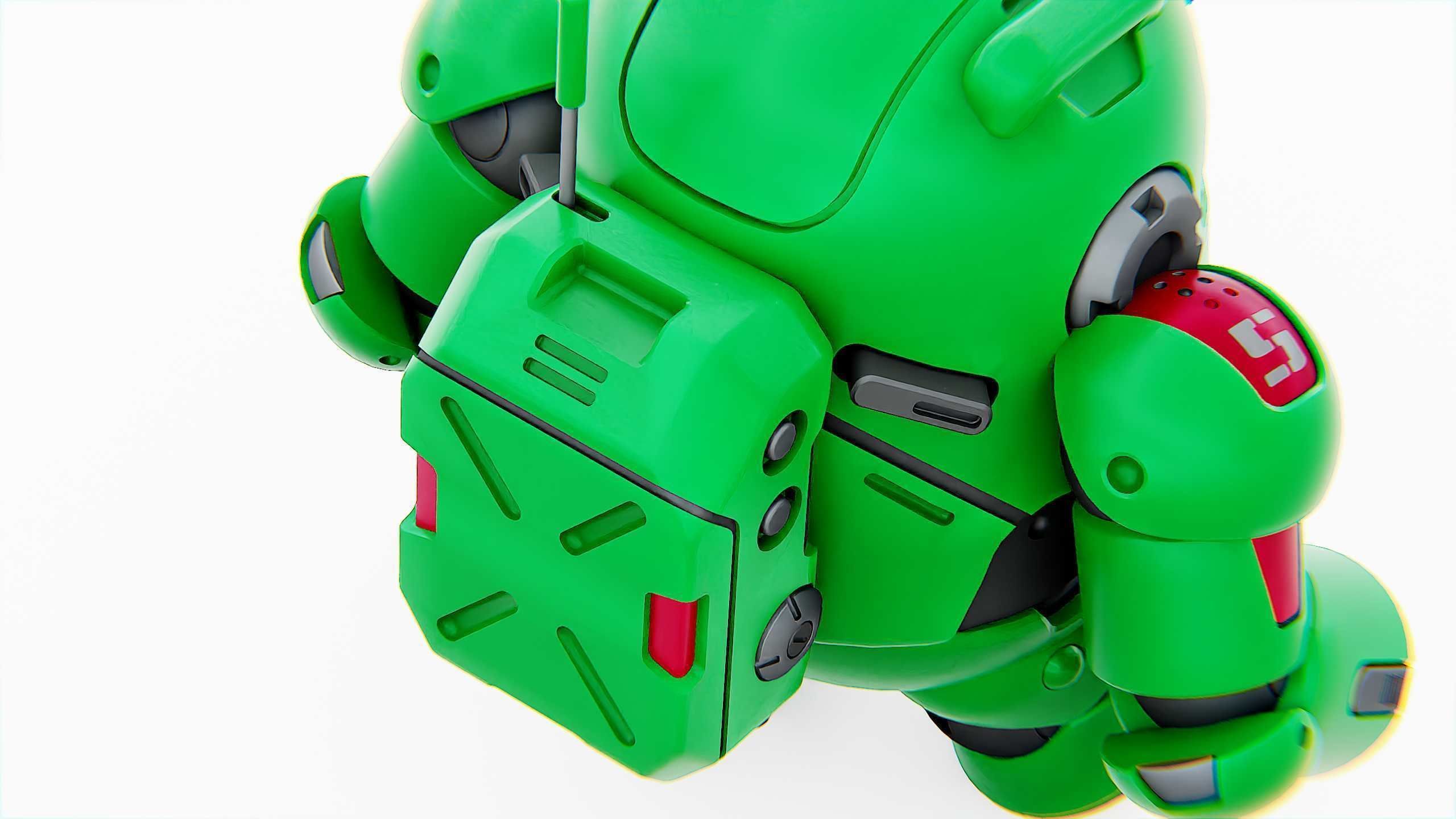 AMONG US CHARACTER-D  Rigged for Unreal Engine - Unity - MIXAMO  3D model_28