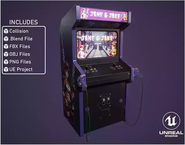 Retro Arcade Machine - 01