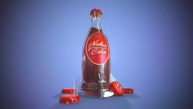 Nuka Cola bottle 3D print model