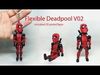flexible Deadpool version 02 Print in place No Supports 3D print model_1