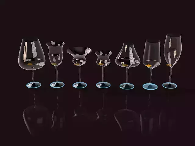 Glass Set 3D model