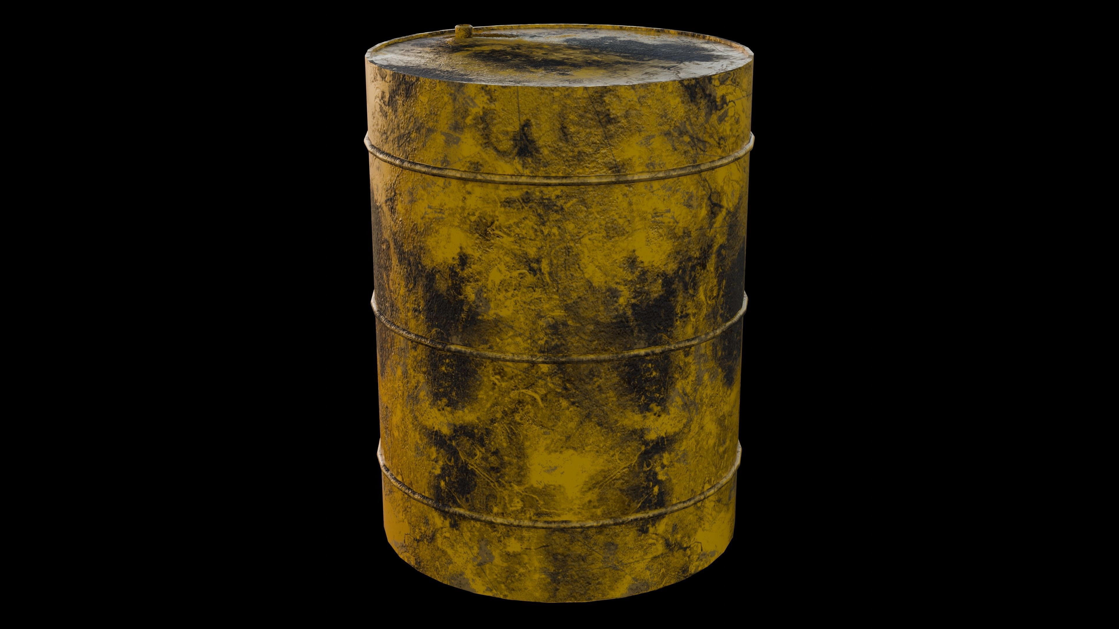 Barrel- Radioactive Material Free 3D model_1