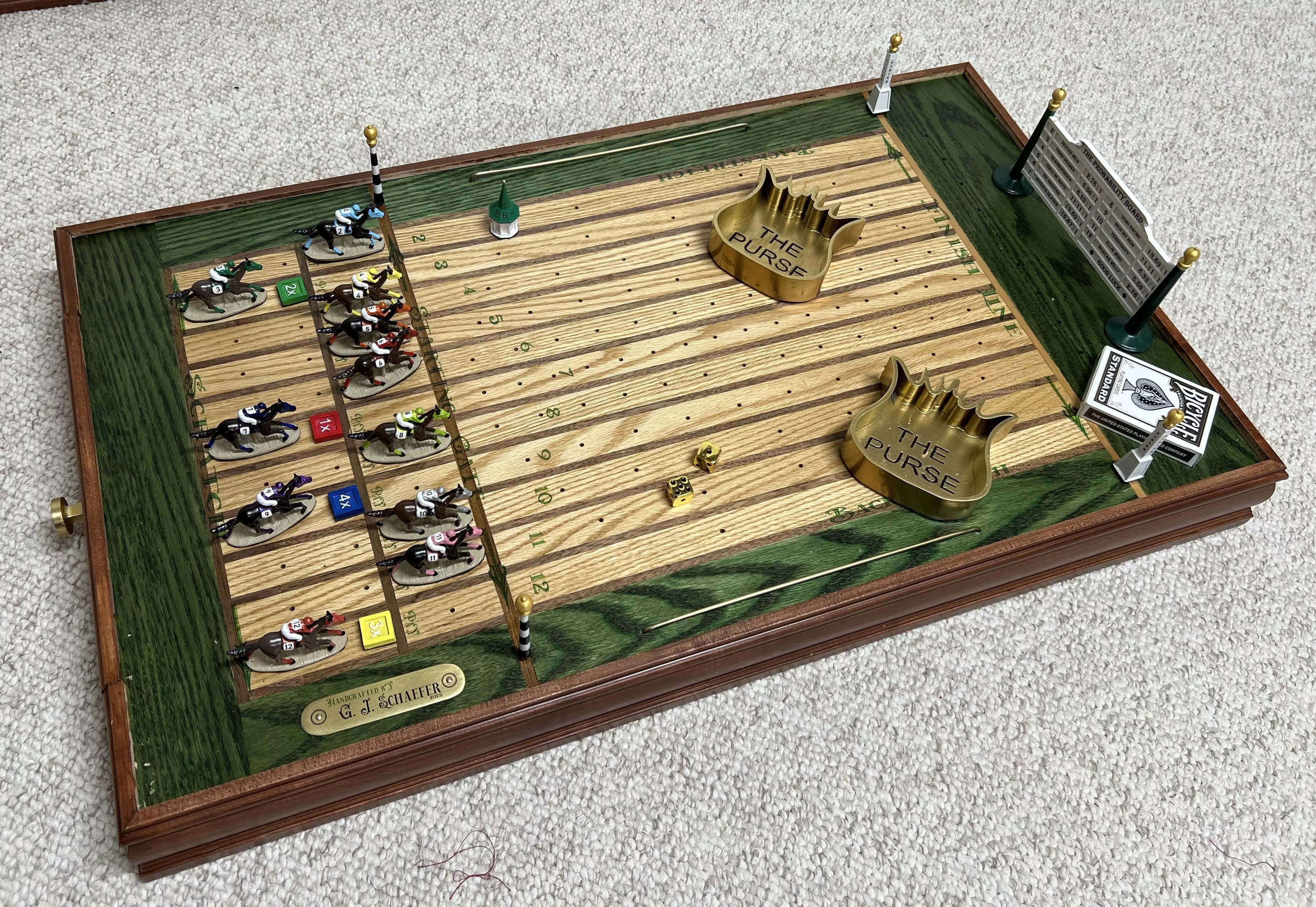 Horse Racing Game Playing Pieces 3D print model_0